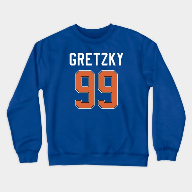 Edmonton Oilers - Wayne Gretzky Crewneck Sweatshirt by swiftscuba